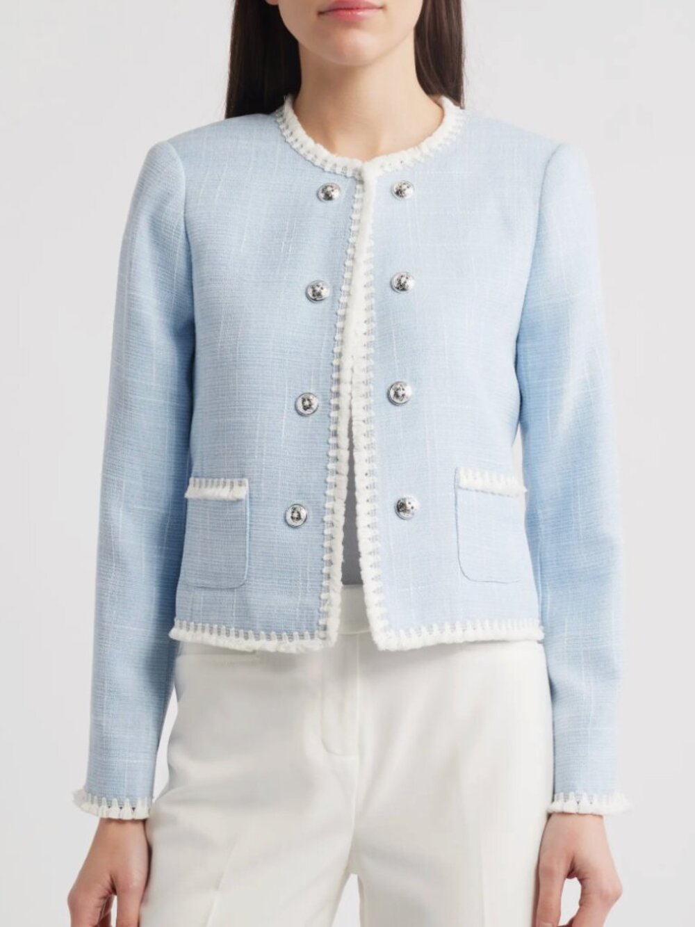 Bouclé Crop Jacket